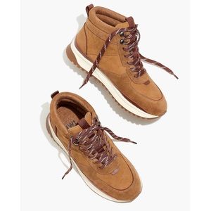 NWT Madewell The Sneaker Boot in Nubuck and Suede